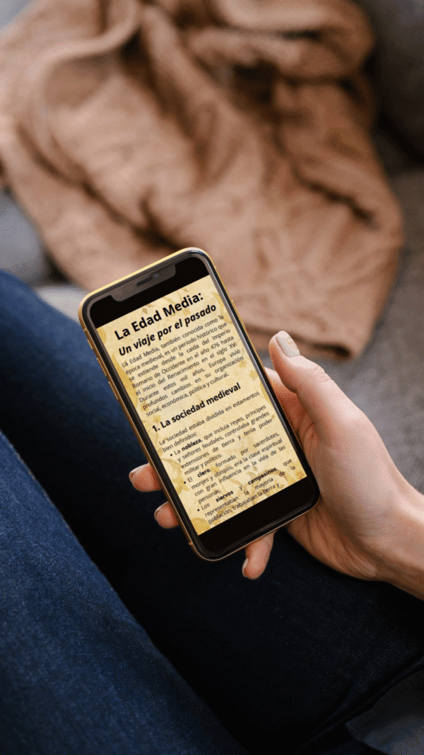 Material de Lectura: La Edad Media en tu celular