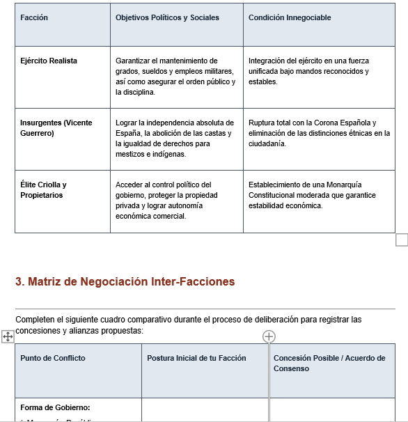 Actividades de la Independencia de México para Imprimir 